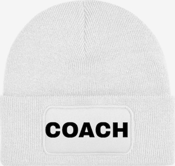 Youth Designz Mütze 'Coach' in Weiß: Vorderseite