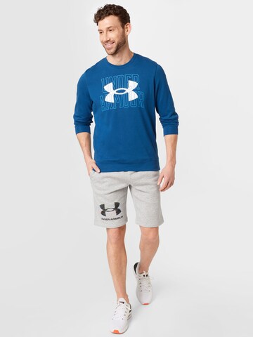 UNDER ARMOUR Sportsweatshirt in Blauw