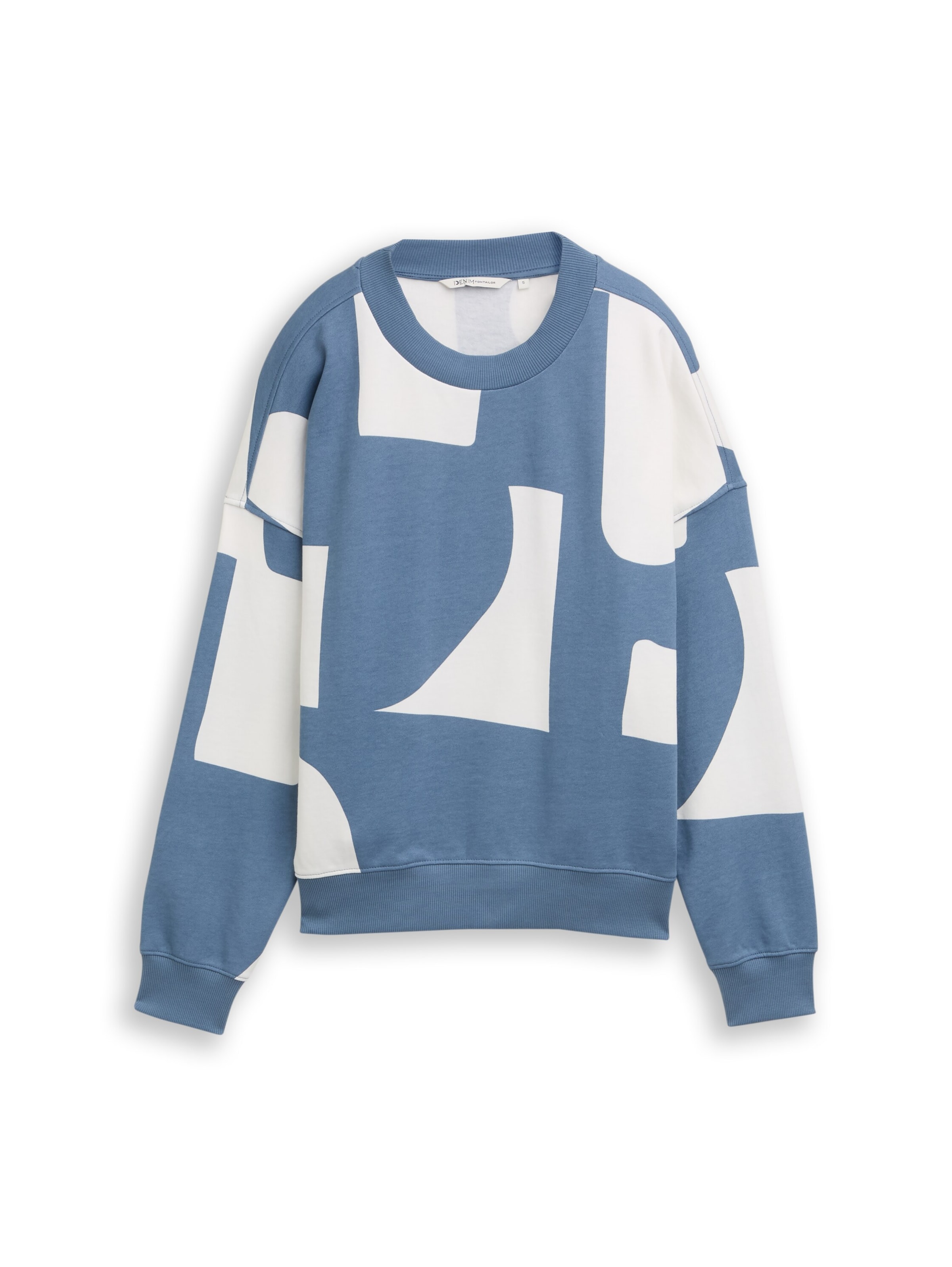 TOM TAILOR DENIM Sweatshirt in Blue: front