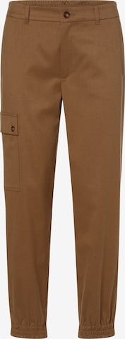Marie Lund Regular Pants in Brown: front