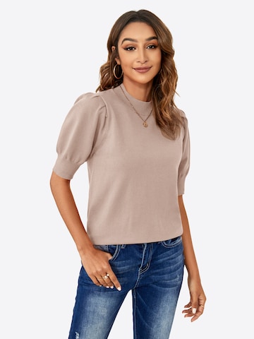 Imily Bela Pulover | bež barva: sprednja stran