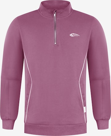 Sweat-shirt 'Jones' Smilodox en violet : devant