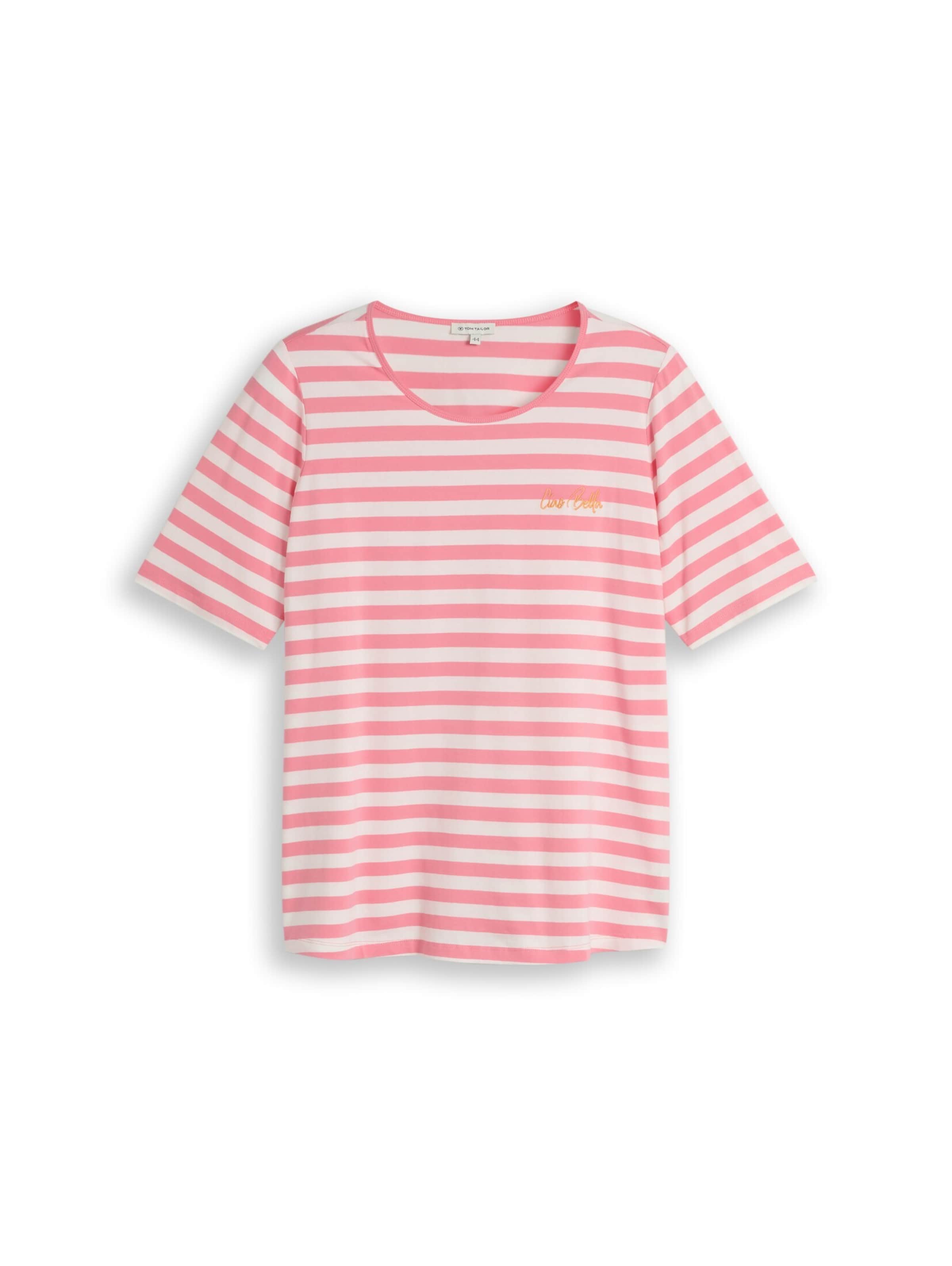 Tom Tailor Women + Shirt in Roze: voorkant
