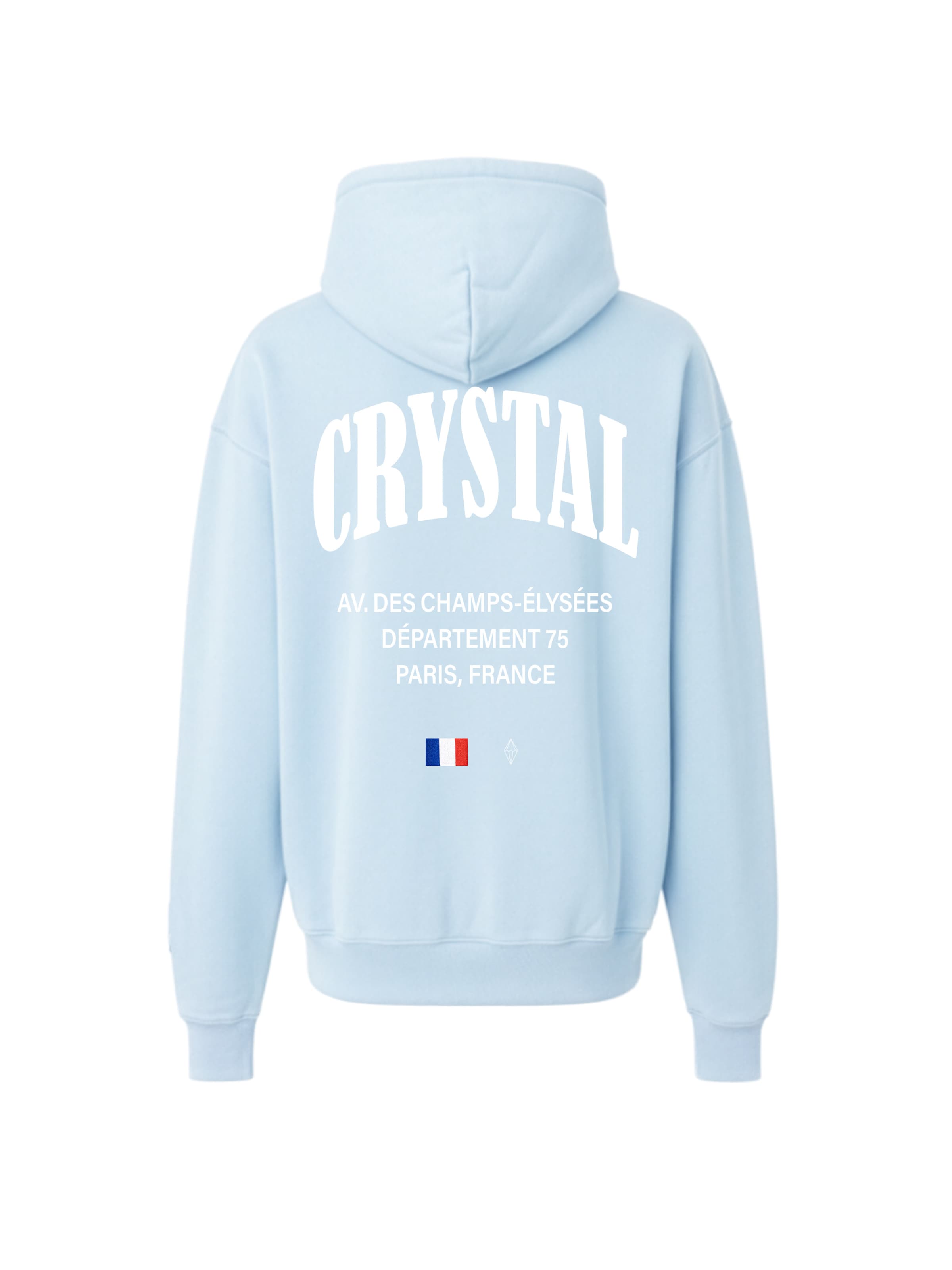 Crystal Paris Sweatshirt 'Champs' in Blauw