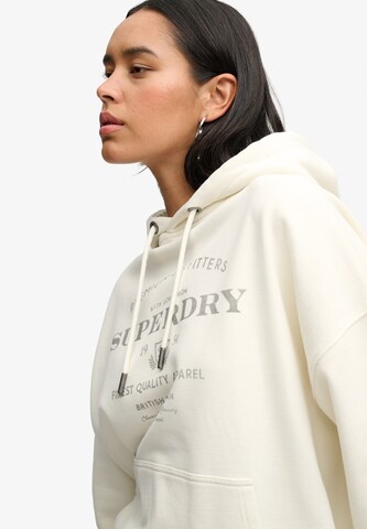 Sweat-shirt 'Luxe Casual' Superdry & Co en beige
