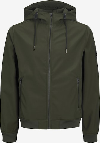 Jack & Jones Plus Демисезонная куртка в Зеленый: спереди