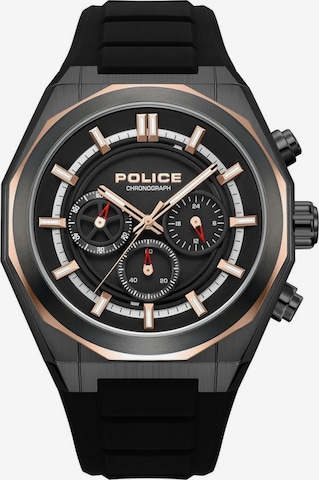 Montre à affichage analogique POLICE en noir : devant