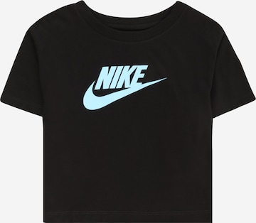 T-Shirt Nike Sportswear en noir : devant