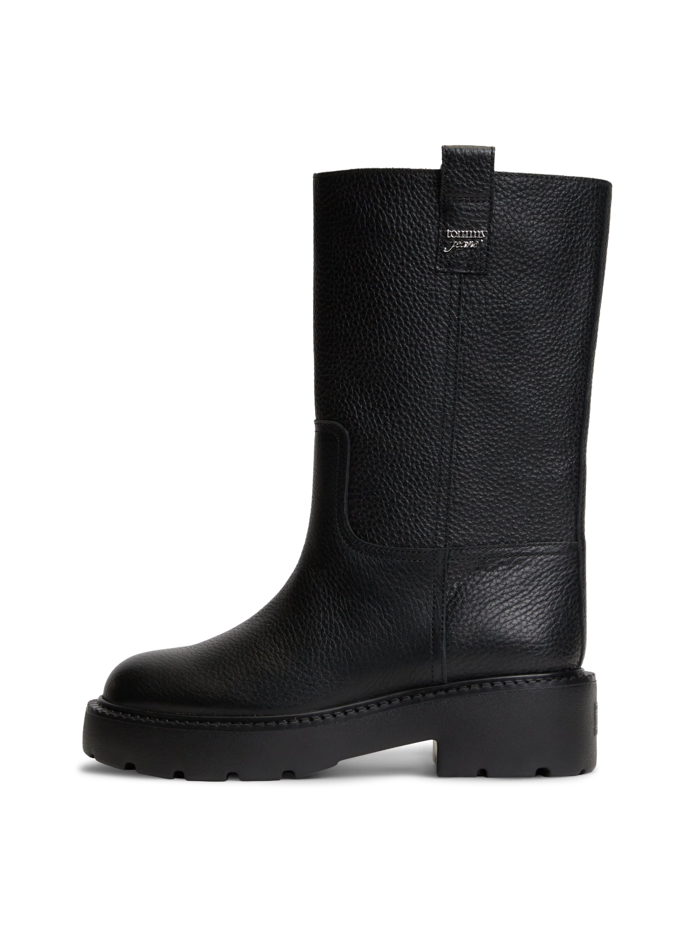 Bottes 'TUBULAR' Tommy Jeans en noir : devant