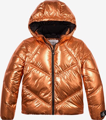 Calvin Klein Jeans Jacke in Bronze: predná strana