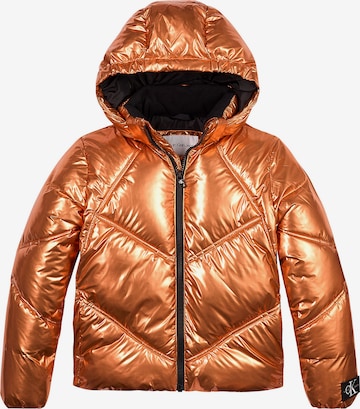 Calvin Klein Jeans Зимняя куртка в Бронзовый: спереди