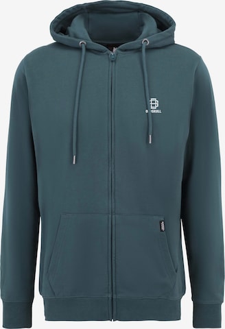 Oldskull Sweatjacke 'Basic Oldskull 25' in Blau: Vorderseite