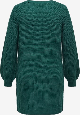 Geacă tricotată 'Mirla' de la ONLY Carmakoma pe verde