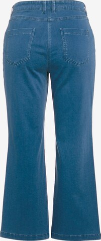 Ulla Popken Flared Jeans (GOTS) in Blau