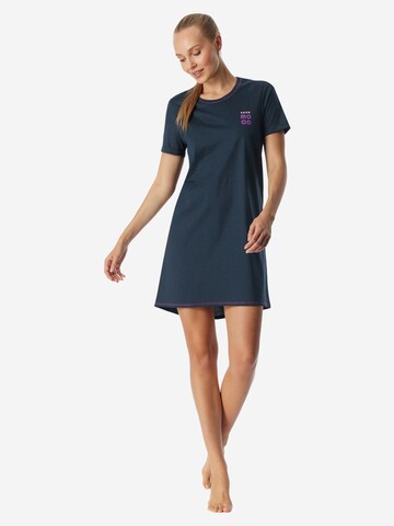 SCHIESSER Nachthemd 'Casual Essentials'‌‌‌‌‌‌ in Blau
