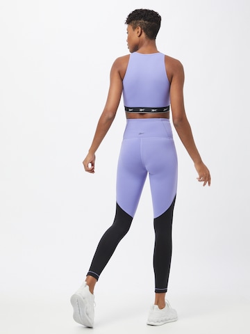 Reebok Skinny Sportovní kalhoty 'Beyond' – fialová