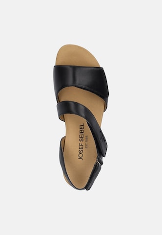 JOSEF SEIBEL Sandals 'FLEUR 01' in Black