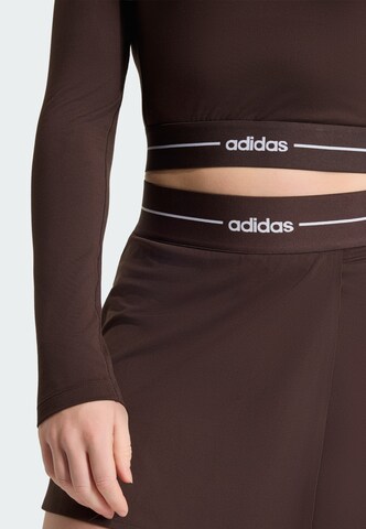 T-shirt fonctionnel 'Hyperglam' ADIDAS PERFORMANCE en marron