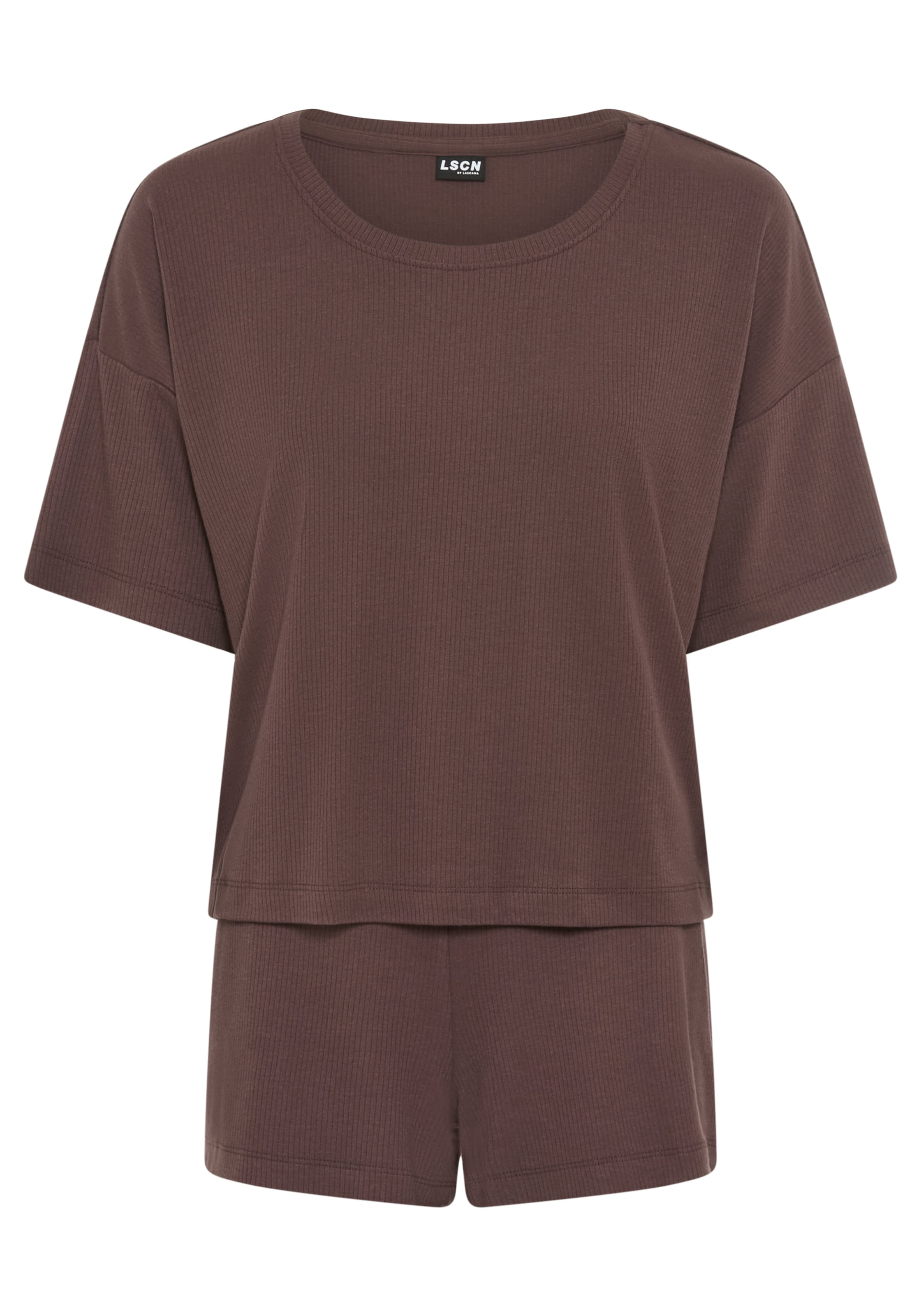 Shorty di LSCN by LASCANA in marrone: frontale