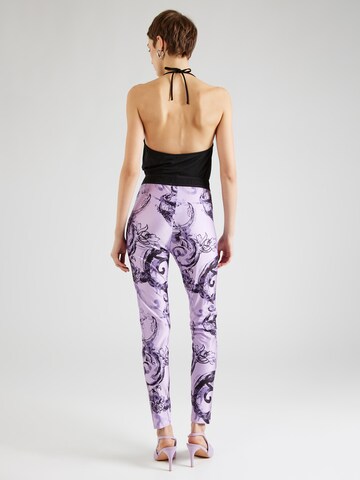 Skinny Leggings Versace Jeans Couture en violet