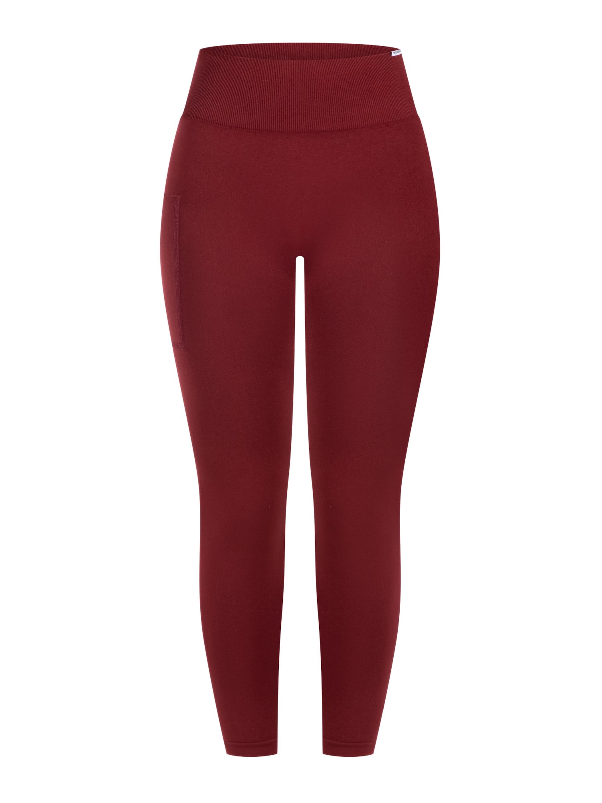Smilodox Leggings ' Adrielle ' in Red: front