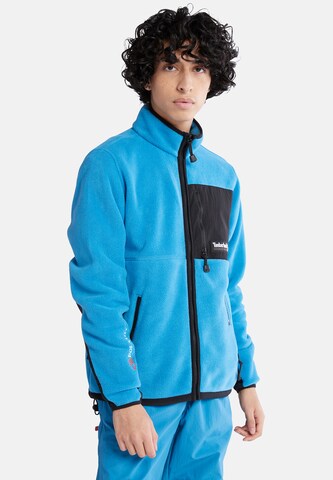 Veste en polaire TIMBERLAND en bleu : devant