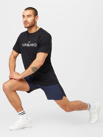 NIKE Performance shirt 'Pro' in Black