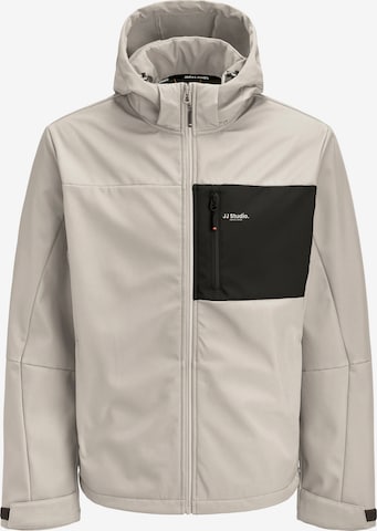 JACK & JONES Přechodná bunda 'JJNORTH' – béžová: přední strana