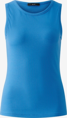 OUI Top 'FILIZ ' in Blau: Vorderseite