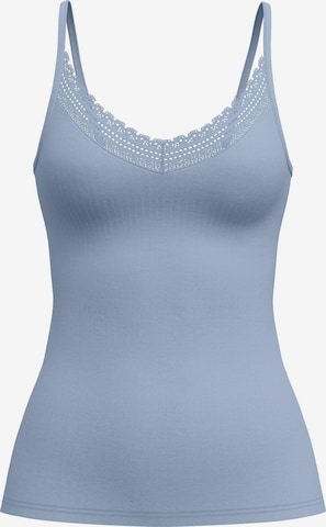 CALIDA Onderhemd 'Etude Ajours' in Blauw: voorkant