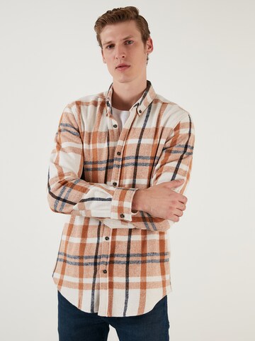 Buratti Regular fit Button Up Shirt 'Buratti' in Mixed colors: front