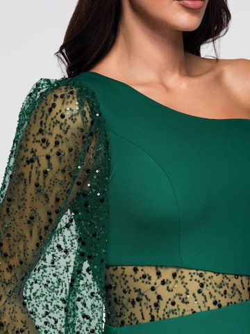 Ombre Abendkleid‌‌‌‌‌‌‌‌‌‌ in Grün: Vorderseite