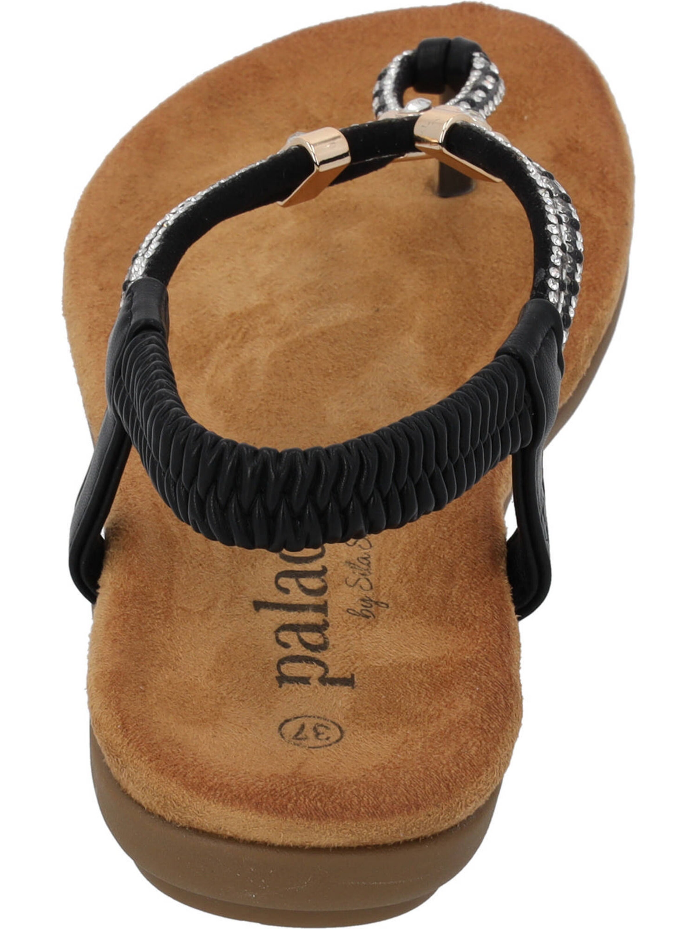 Palado by Sila Sahin T-bar sandals 'Ugnu' in Black