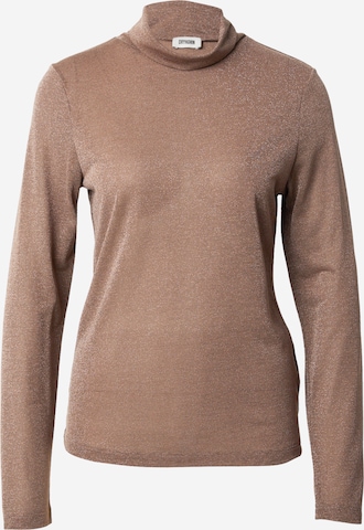 DRYKORN Shirt 'ZERAFNE 10' in Bruin: voorkant