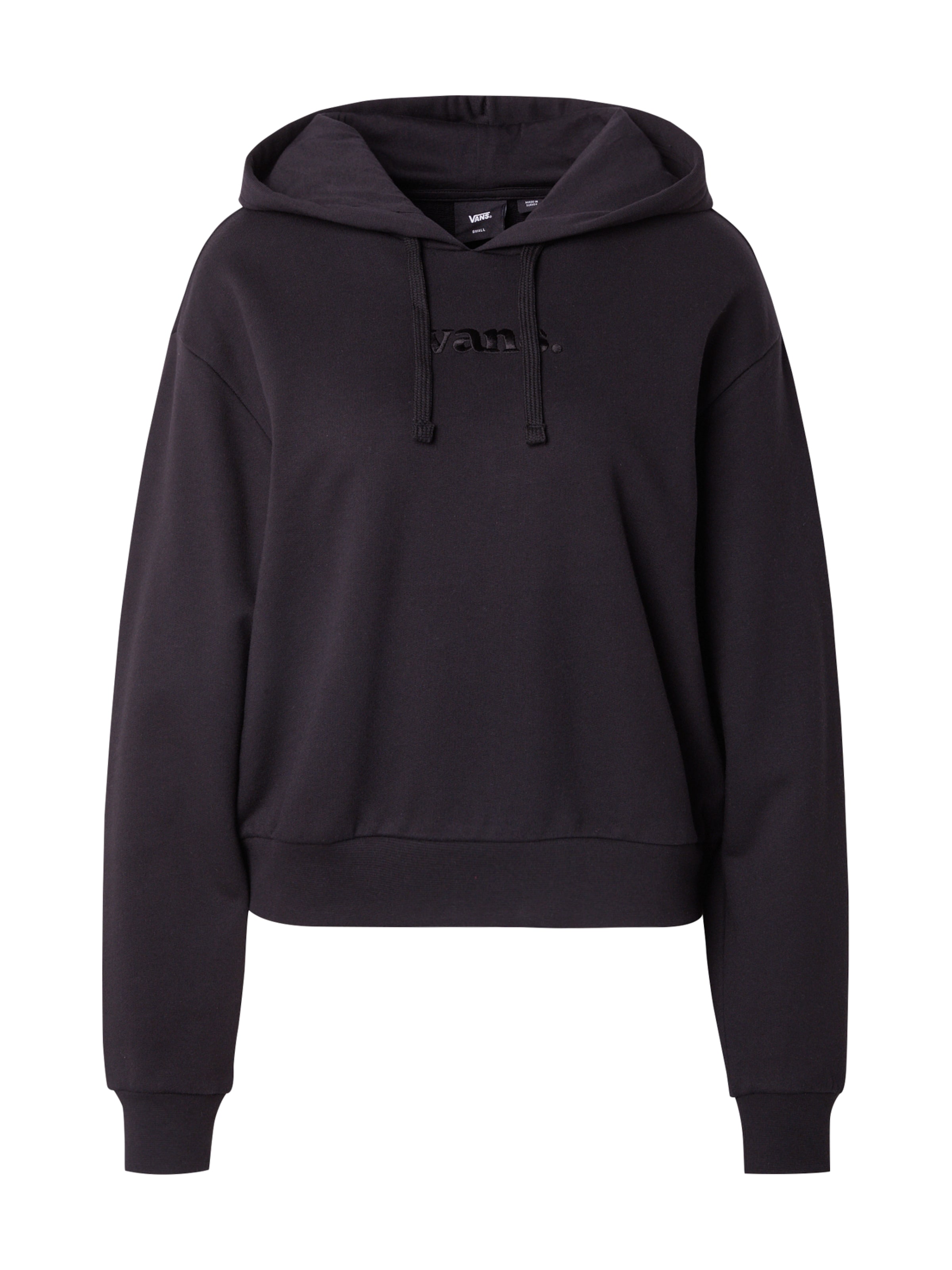 VANS - Sweatshirt 'ESSENTIAL' em preto: frente