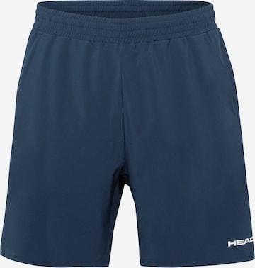 HEAD Regular Sportbroek 'POWER' in Blauw: voorkant