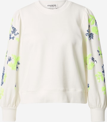 Sweat-shirt 'Danbury' Essentiel Antwerp en blanc : devant