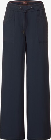 CECIL Loose fit Pants in Blue: front