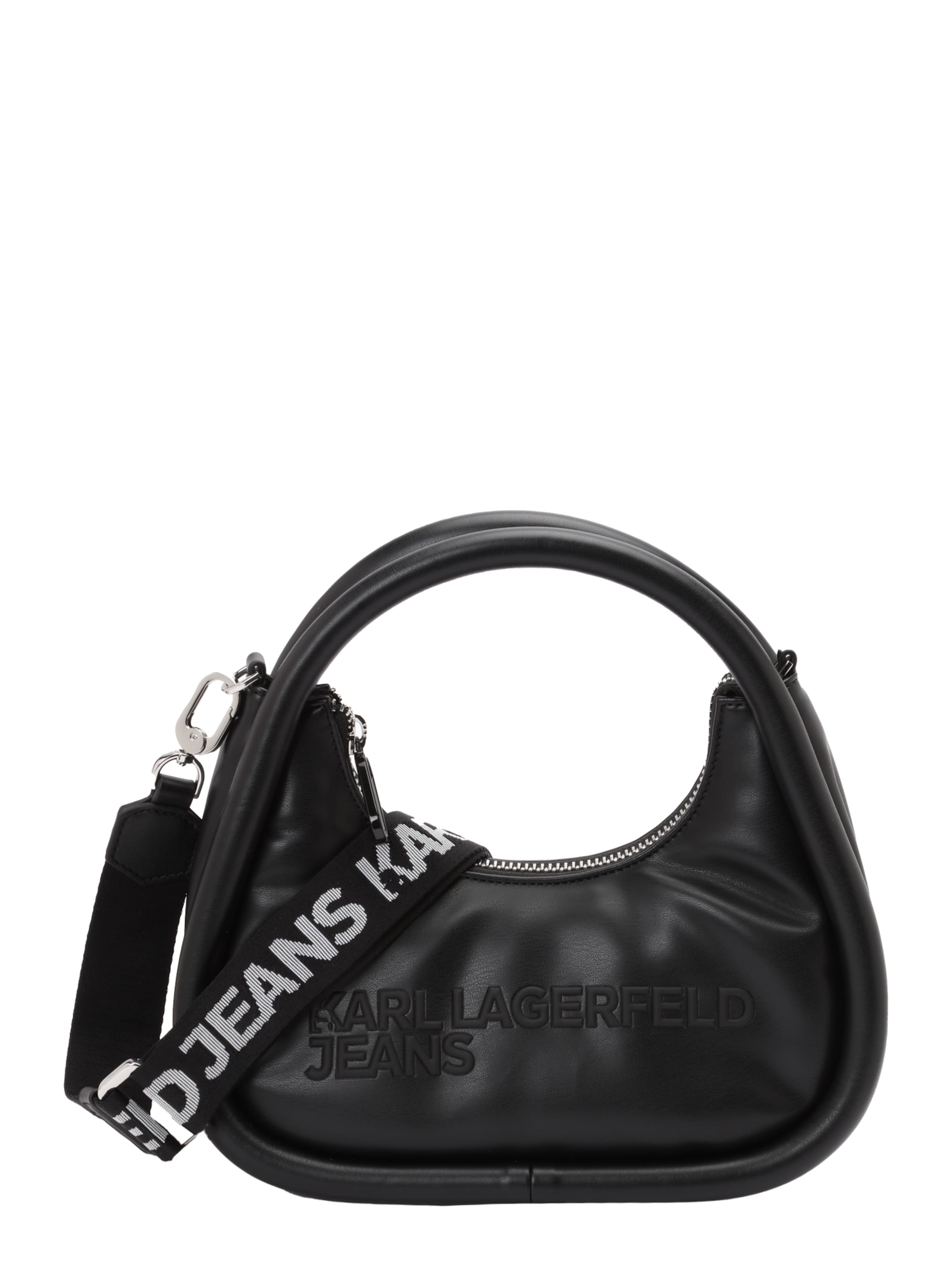 KARL LAGERFELD JEANS Τσάντα χειρός σε μαύρο: μπροστά