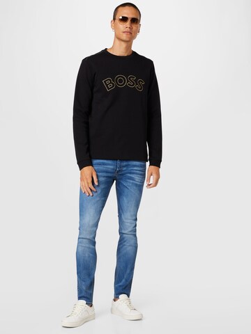 BOSS Green Sweatshirt 'Salbo' in Schwarz