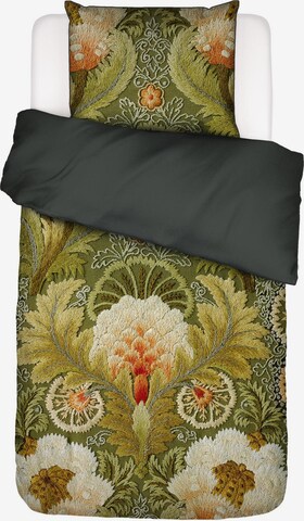 ESSENZA Duvet Cover 'Noma' in Green: front