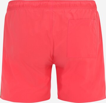 BOSS Orange Badeshorts 'Iconic' in Rot