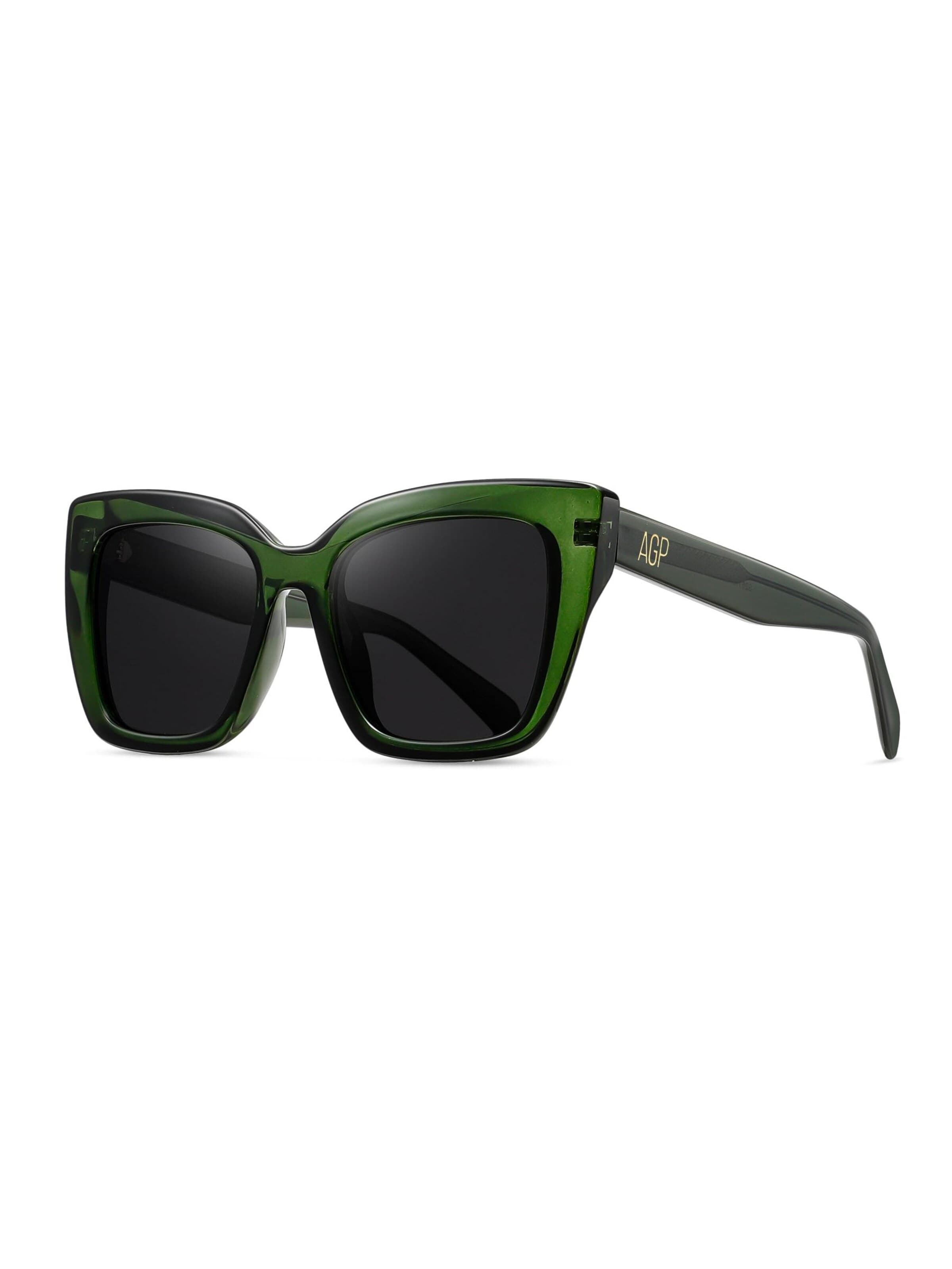 Occhiali da sole 'Cat Eye Alcippe' di AVANT-GARDE PARIS in verde: frontale