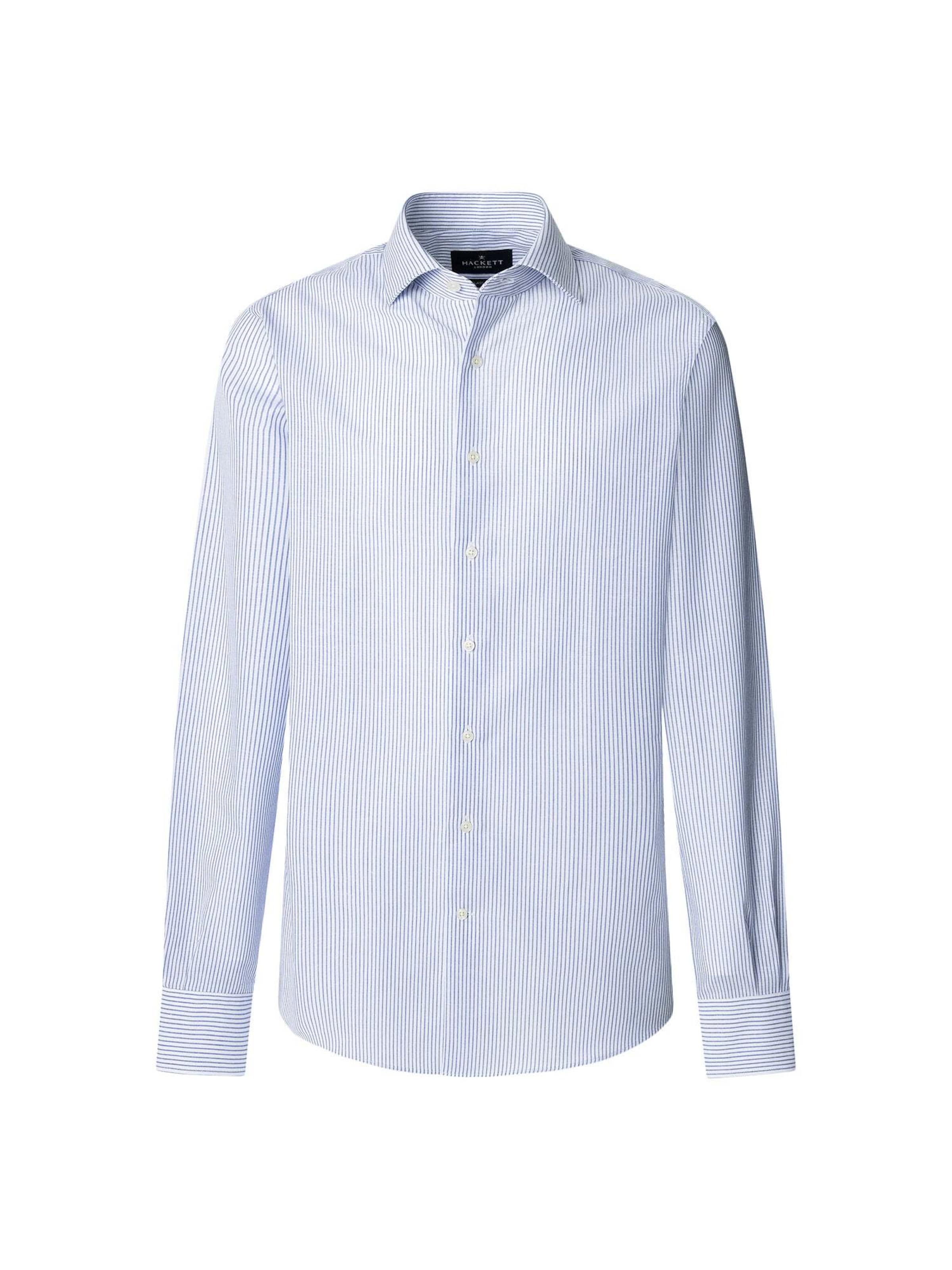 Hackett London Regular fit Overhemd in Blauw: voorkant