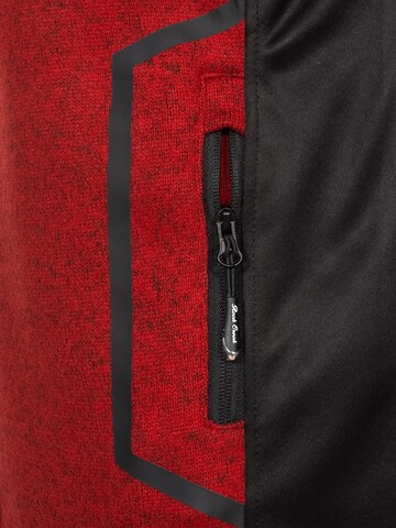 Rock Creek Fleecejacke in Rot