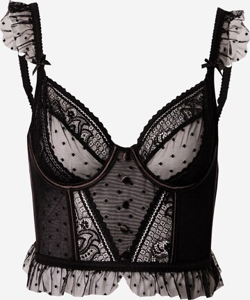 Soutien-gorge LingaDore en noir : devant