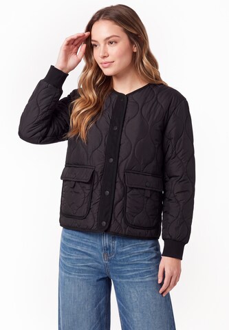 MYMO - Chaqueta de entretiempo en negro: frente