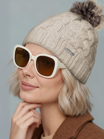 Neverless Mütze 'Katy' in Beige