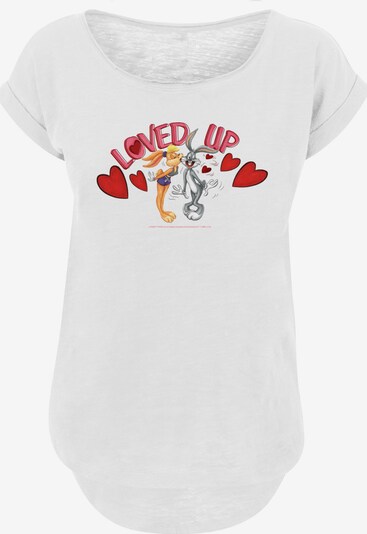 Maglietta 'Looney Tunes Bugs Bunny And Lola Valentine's Day Loved Up' F4NT4STIC di colore grigio / rosa / rosso / bianco, Visualizzazione prodotti