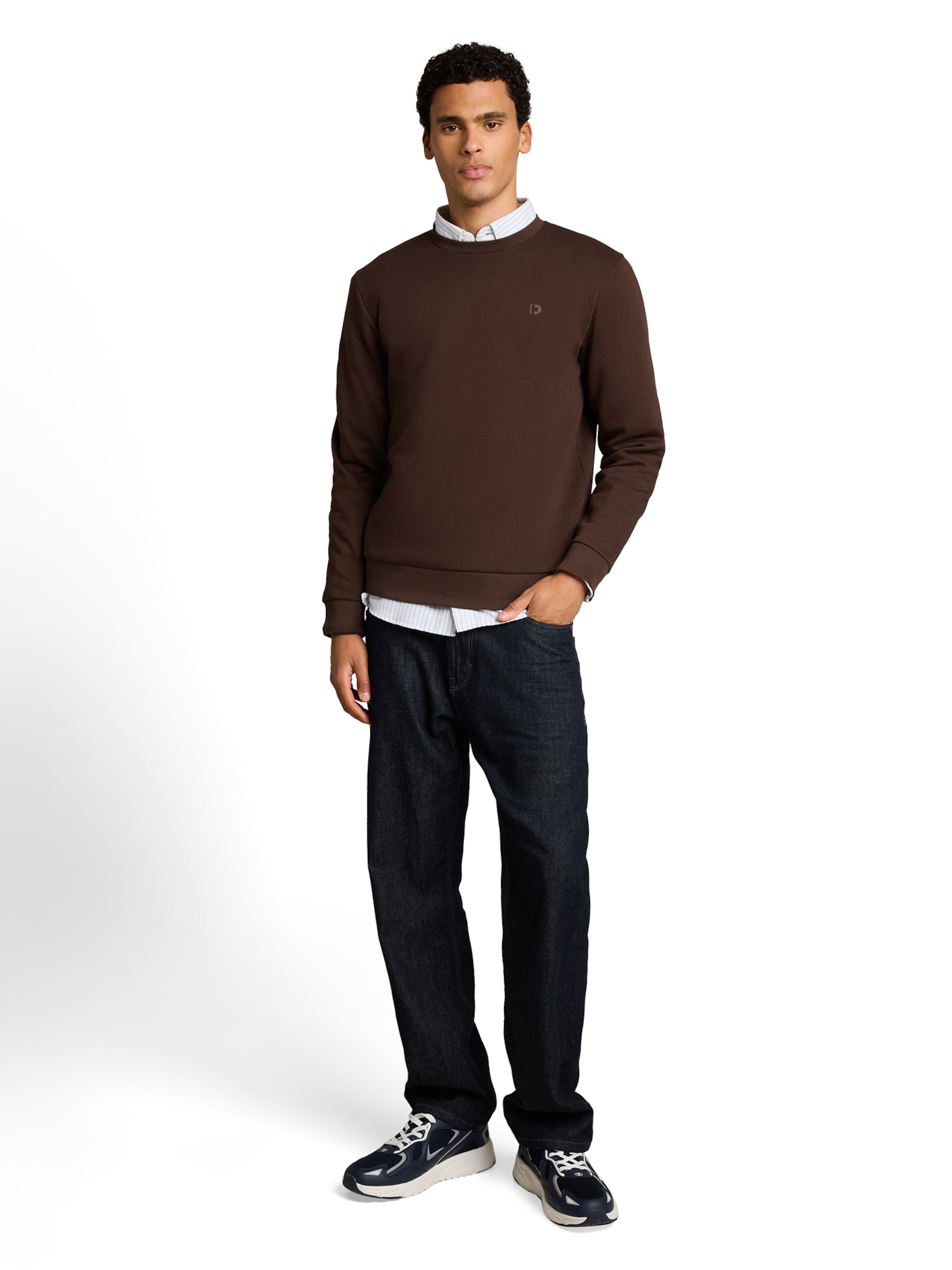 TOM TAILOR DENIM Collegepaita värissä ruskea
